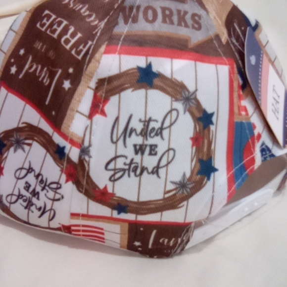 United We Stand, Patriotic Baseball Cap Free with bundle - Picture 2 of 4